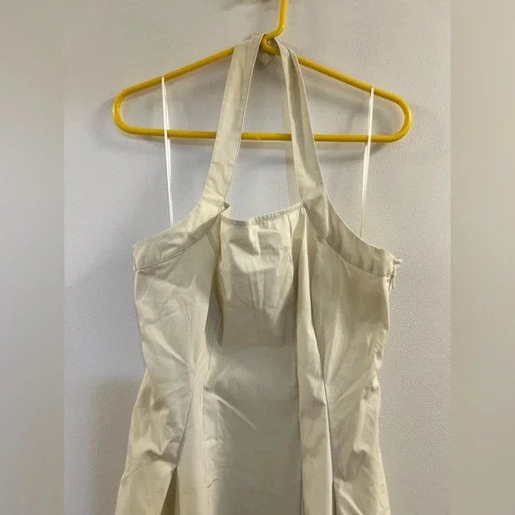 12. A New Day - Women's Midi Halter Dress - A New Day Cream - Picture 9 of 16